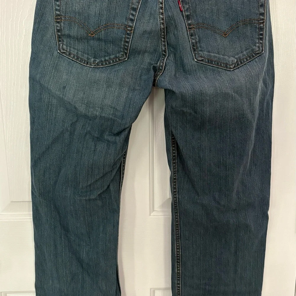๐ด Levi's Men's 559 Relaxed Straight Fit Blue Jeans 32x32 - Picture 4 of 8